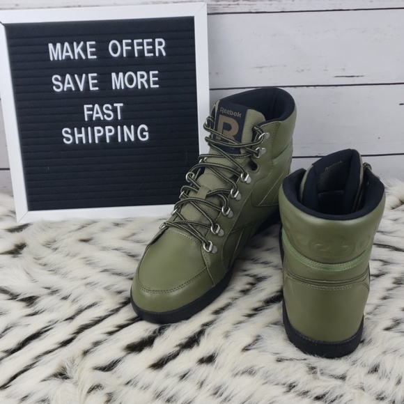 Reebok Other - Reebok Sz 11 High Top Green Shoes